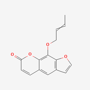 9-[(But-2-en-1-yl)oxy]-7H-furo[3,2-g][1]benzopyran-7-one