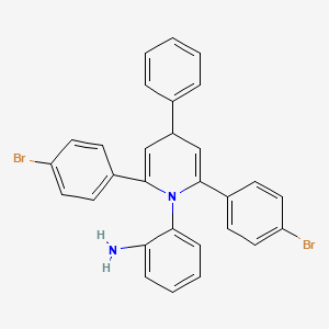 2-[2,6-Bis(4-bromophenyl)-4-phenylpyridin-1(4H)-yl]aniline