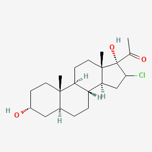 molecular formula C21H33ClO3 B12621758 C21H33ClO3 