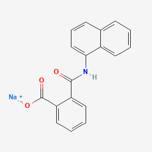 molecular formula C18H12NNaO3 B1262183 Naptalam-sodium CAS No. 132-67-2