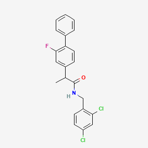 C22H18Cl2FNO