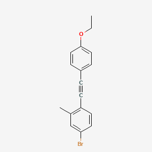 4-Bromo-1-[(4-ethoxyphenyl)ethynyl]-2-methylbenzene