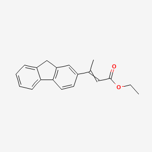 ethyl 3-(9H-fluoren-2-yl)but-2-enoate