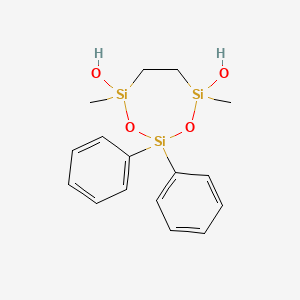 4,7-Dimethyl-2,2-diphenyl-1,3,2,4,7-dioxatrisilepane-4,7-diol