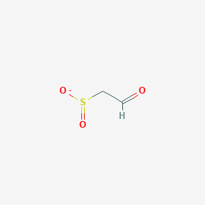 molecular formula C2H3O3S- B1262199 2-磺亚乙醛 