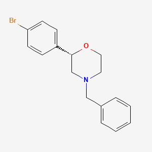 (2S)-4-Benzyl-2-(4-bromophenyl)morpholine