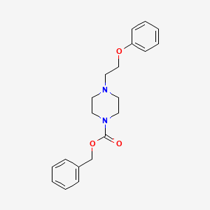 molecular formula C20H24N2O3 B12622008 Benzyl 4-(2-phenoxyethyl)piperazine-1-carboxylate CAS No. 918480-83-8