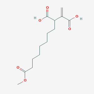 molecular formula C14H22O6 B1262205 Tensyuic acid E 