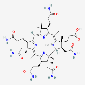 molecular formula C45H65CoN10O8+2 B1262206 Cobyric acid 