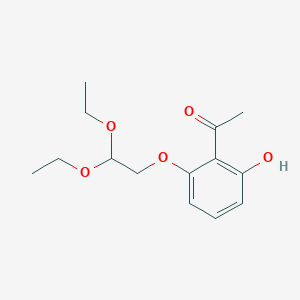 Ethanone, 1-[2-(2,2-diethoxyethoxy)-6-hydroxyphenyl]-