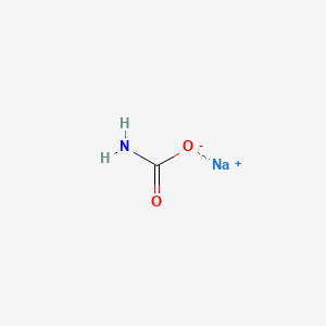 molecular formula CH2NNaO2 B1262213 Sodium Carbamate 