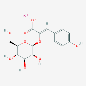 molecular formula C15H17KO9 B1262214 Potassium isolespedezate 