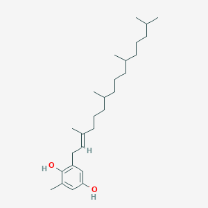 molecular formula C27H46O2 B1262216 2-Methyl-6-phytylhydroquinone CAS No. 54432-31-4