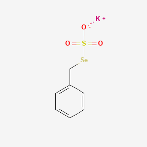 molecular formula C7H7KO3SSe B1262242 Potassium benzylselenosulfate CAS No. 20190-79-8
