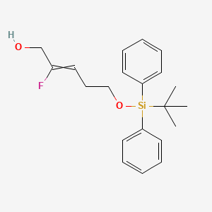 5-{[tert-Butyl(diphenyl)silyl]oxy}-2-fluoropent-2-en-1-ol