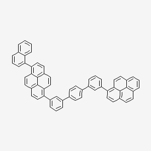 1-Naphthalen-1-yl-6-[3-[4-(3-pyren-1-ylphenyl)phenyl]phenyl]pyrene