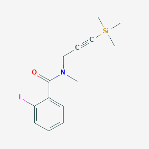 2-Iodo-N-methyl-N-[3-(trimethylsilyl)prop-2-yn-1-yl]benzamide