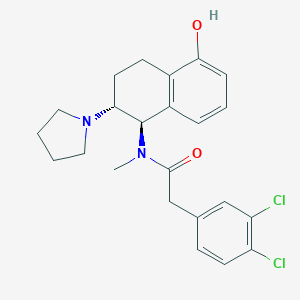 B126225 3,4-Dichloro-N-methyl-N-(2-(pyrrolidin-1-yl)-1,2,3,4-tetrahydro-5-hydroxynaphthalen-1-yl)benzeneacetamide CAS No. 153881-56-2