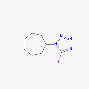 1-Cycloheptyl-5-iodo-1H-tetrazole