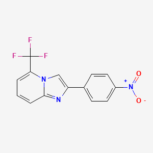 2-(4-Nitrophenyl)-5-(trifluoromethyl)imidazo[1,2-a]pyridine