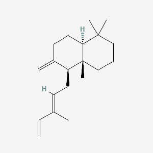 molecular formula C20H32 B1262257 (12E)-labda-8(17),12,14-triene 