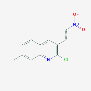 2-Chloro-7,8-dimethyl-3-(2-nitroethenyl)quinoline