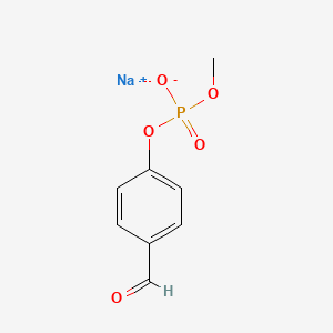 molecular formula C8H8NaO5P B1262263 Sodium 4-formylphenyl methyl phosphate CAS No. 99281-07-9
