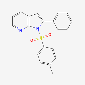 1H-Pyrrolo[2,3-b]pyridine, 1-[(4-methylphenyl)sulfonyl]-2-phenyl-