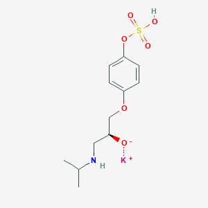 molecular formula C12H18KNO6S B1262266 Prenalterol sulfate ester CAS No. 81924-67-6