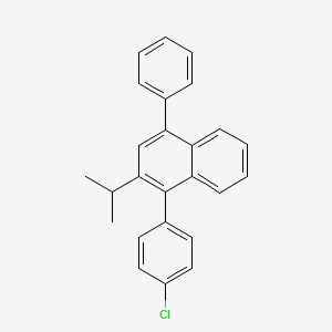 1-(4-Chlorophenyl)-4-phenyl-2-(propan-2-yl)naphthalene