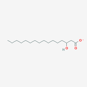 molecular formula C16H31O3- B1262271 3-Hydroxypalmitate 