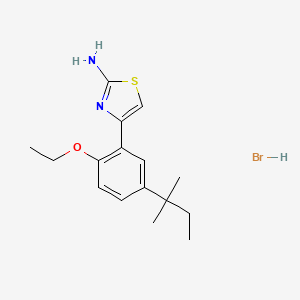 4-(2-Ethoxy-5-(tert-pentyl)phenyl)thiazol-2-amine hydrobromide