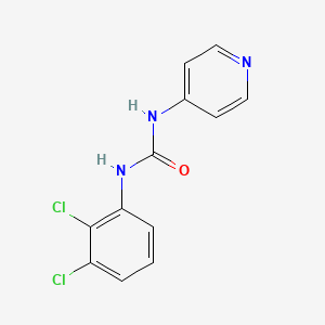 molecular formula C12H9Cl2N3O B1262277 1-(2,3-Dichlorophenyl)-3-pyridin-4-ylurea 