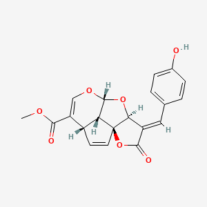 molecular formula C20H16O7 B1262285 Prismatomerin 