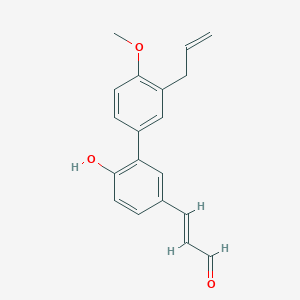 molecular formula C19H18O3 B1262286 4'-Methoxymagnaldehyde B 