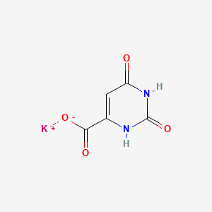 molecular formula C5H3KN2O4 B1262290 Potassium orotate CAS No. 24598-73-0
