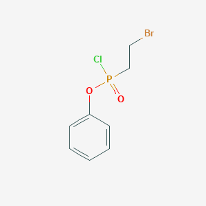 Phenyl (2-bromoethyl)phosphonochloridate