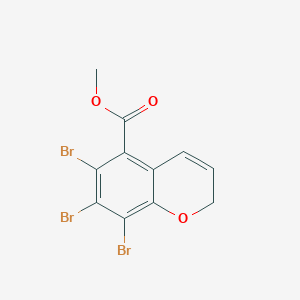 Methyl 6,7,8-tribromo-2H-1-benzopyran-5-carboxylate