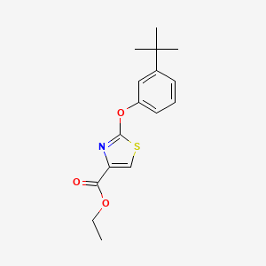 Ethyl 2-(3-tert-butylphenoxy)-1,3-thiazole-4-carboxylate