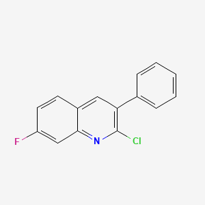 2-Chloro-7-fluoro-3-phenylquinoline