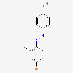 4-[2-(4-Bromo-2-methylphenyl)hydrazinylidene]cyclohexa-2,5-dien-1-one