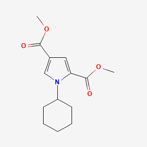 Dimethyl 1-cyclohexyl-1H-pyrrole-2,4-dicarboxylate