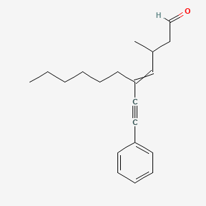 3-Methyl-5-(phenylethynyl)undec-4-enal