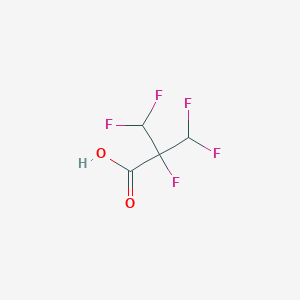 2-(Difluoromethyl)-2,3,3-trifluoropropanoic acid