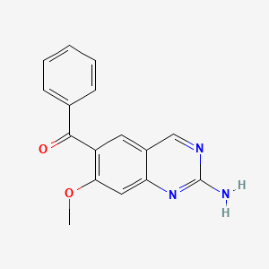 (2-Amino-7-methoxyquinazolin-6-yl)(phenyl)methanone