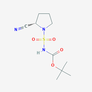 1,1-Dimethylethyl N-[[(2S)-2-cyano-1-pyrrolidinyl]sulfonyl]carbamate