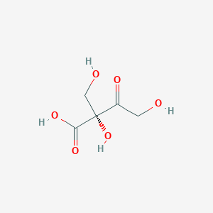 molecular formula C5H8O6 B12623086 (2R)-2,4-Dihydroxy-2-(hydroxymethyl)-3-oxobutanoic acid CAS No. 918950-35-3