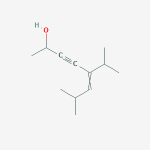 7-Methyl-5-(propan-2-yl)oct-5-en-3-yn-2-ol