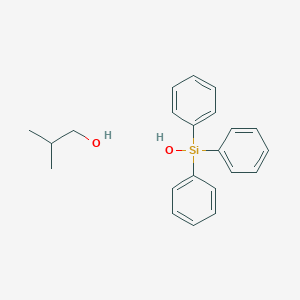 molecular formula C22H26O2Si B12623127 Hydroxy(triphenyl)silane;2-methylpropan-1-ol CAS No. 918414-82-1