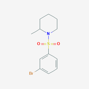 1-(3-Bromophenylsulfonyl)-2-methylpiperidine